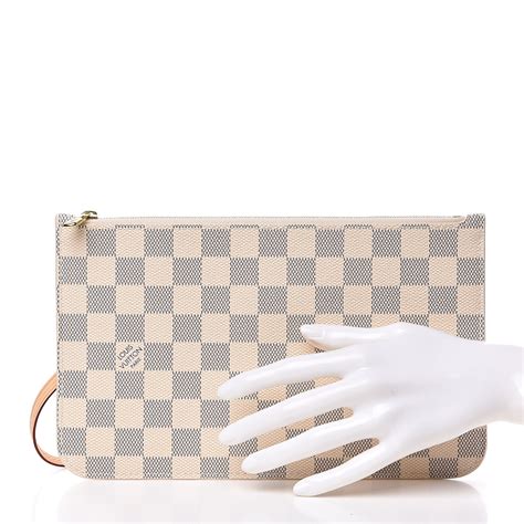 louis vuitton neverfull pochette damier azur|louis vuitton neverfull rose ballerine.